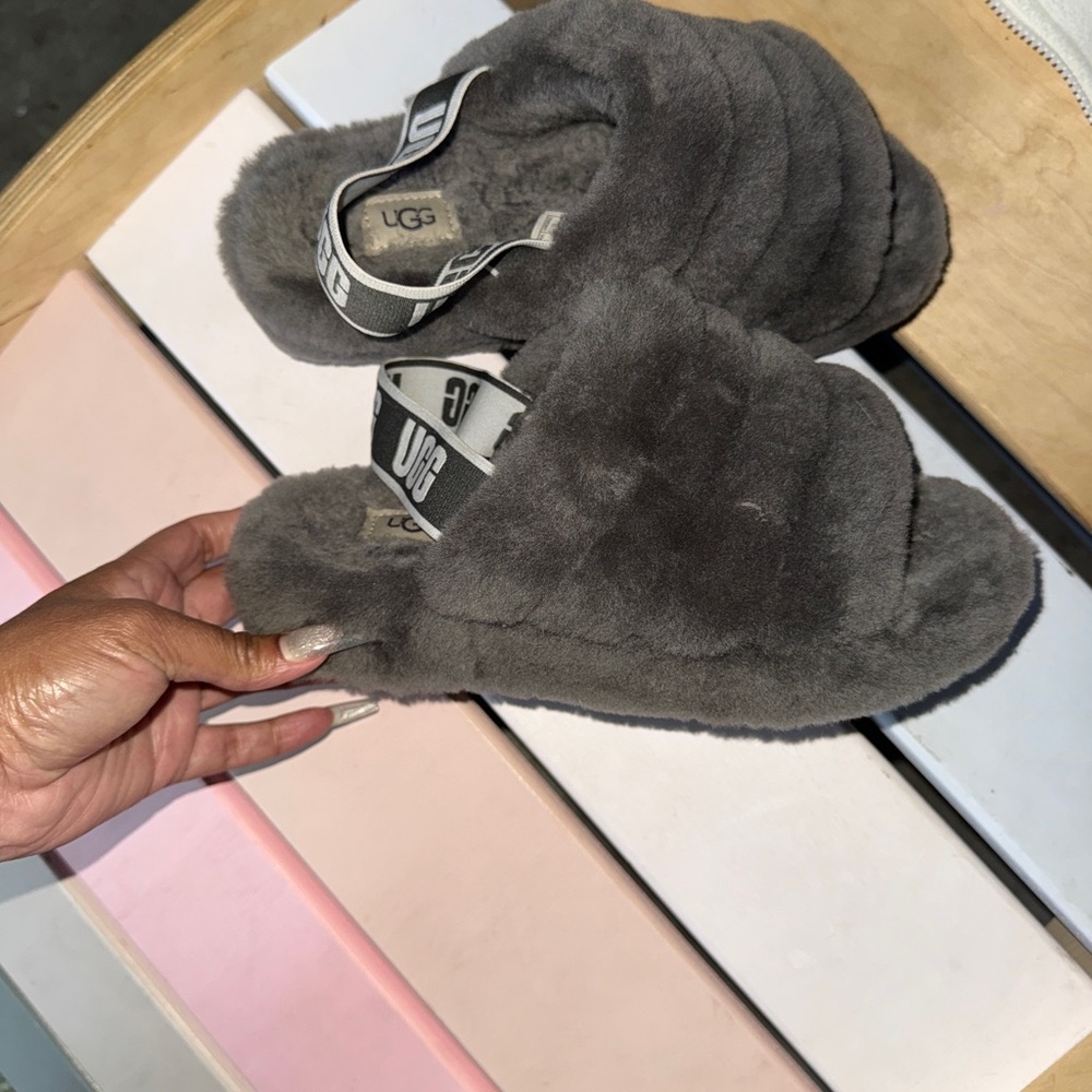 UGG Soft Gray Slippers